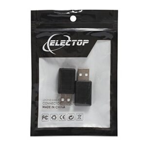 ELECTOP 2 Pack USB 2.0 A Male to USB B Mini 5 Pin Female Adapter Converter