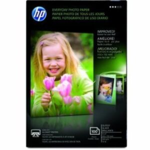 Hp Everyday Photo Paper Glossy 4" X 6" 100 Sheets