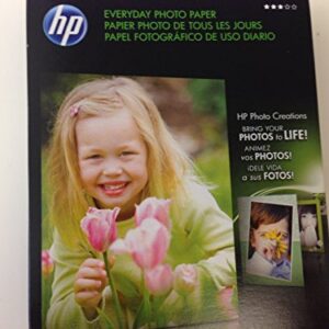 Hp Everyday Photo Paper Glossy 4" X 6" 100 Sheets