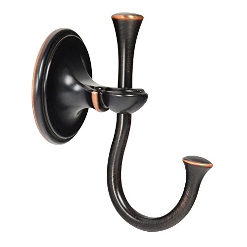 Delta Faucet ROS35-VCR Rosemount Collection Robe Hook, Venetian Bronze with Copper Reveal