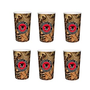 officially licensed national rifle association nra plastic travel cup camouflage 6 pack