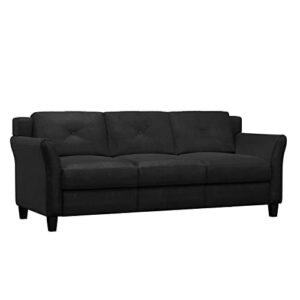 lifestyle solutions harrington sofa, black