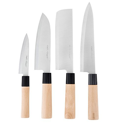 Premium Sushi & Sashimi Chef’s Knives – Set of 4 Knives - Ultra High Carbon Steel Blades