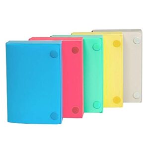 c-line polypropylene index card case for 100 3 x 5 inch cards, assorted (cli58335), 2 packs sold as 2 packs of 1 each assorted colors