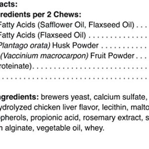 Pet Naturals Hairball for Cats with Omega 3, Chicken Flavor, 30 Chews - Can Help Eliminate Hairballs and Manage Excess Shedding - No Corn or Wheat