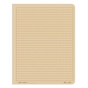 Rite in the Rain Weatherproof Hard Cover Notebook, Tan Cover, Universal Pattern (No. 970TF-LG), 8.75 x 6.75 x 0.625