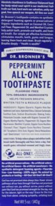 dr. bronners toothpaste peppermint 5 ounce (pack of 2)