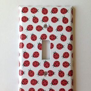 Ladybug Light Switch Plate Cover Various Sizes Offered