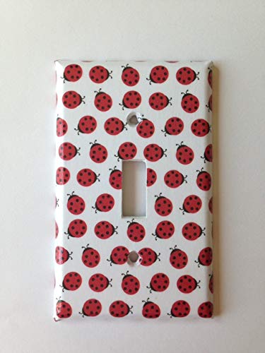 Ladybug Light Switch Plate Cover Various Sizes Offered