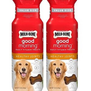Milk-Bone Good Morning Healthy Joints Daily Vitamin Dog Treats, 15 oz., Pack of 2