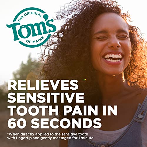 Tom's of Maine Fluoride-Free Rapid Relief Sensitive Toothpaste, Fresh Mint, 4 oz. (Packaging May Vary)