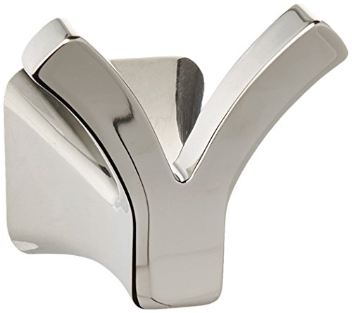 Delta Faucet 75235-PN Tesla Double Robe Hook, Polished Nickel