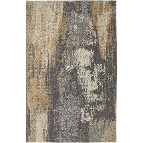 Mohawk Home Berkshire Truro Abstract Area Rug, 5'x8', Grey/Beige