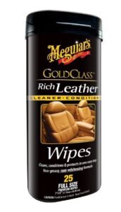 gold class leather wipes
