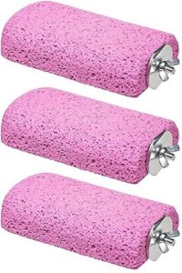 3 pack of kaytee lava ledge for small animals (colors may vary)