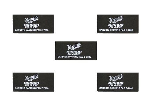 5 X Meguiar's E7200 Mirror Glaze High-Tech Backing Pad