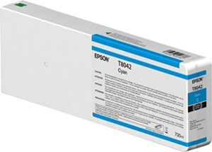 epson ultrachrome hd cyan 700ml ink cartridge for surecolor sc p6000/8000/7000/9000 series printers