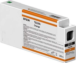epson ultrachrome hdx ink cartridge - 350ml orange (t824a00)