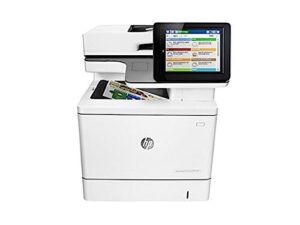 hp color laserjet enterprise mfp m577dn duplex printer with one-year, next-business day, onsite warranty (b5l46a)