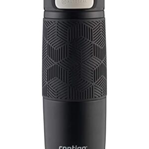 Contigo,Stainless Steel 72086 TRANSIT 16OZ MATTE BLACK GRIP A, 1 Count (Pack of 1)