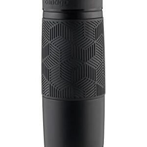 Contigo,Stainless Steel 72086 TRANSIT 16OZ MATTE BLACK GRIP A, 1 Count (Pack of 1)