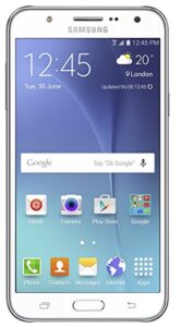 samsung galaxy j7 (16gb) j700f - 5.5" dual sim unlocked smartphone, international model (white)