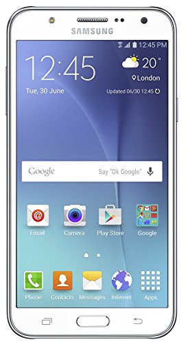 Samsung Galaxy J7 (16GB) J700F - 5.5" Dual SIM Unlocked Smartphone, International Model (White)