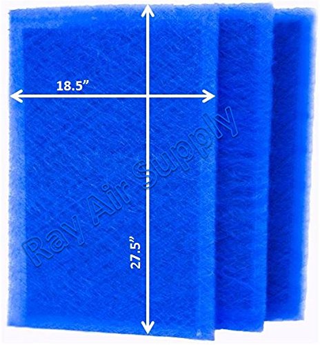 RayAir Supply 20x30 Dynamic Air Cleaner Replacement Filter Pads 20X30 Refills (3 Pack)