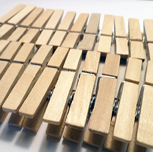 Sturdy Small Craft Clothespins 1 3/4" - 24/pkg