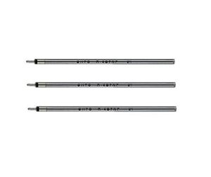 3 x ohto r-4c7np needle-point ballpoint pen refill - 0.7 mm - black