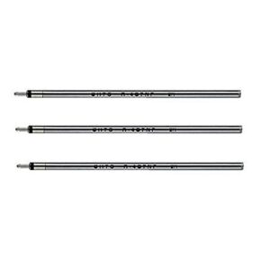 3 X Ohto R-4C7NP Needle-Point Ballpoint Pen Refill - 0.7 mm - Black