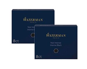 wat52021 refill cartridges for waterman fountain pens (2-pack)