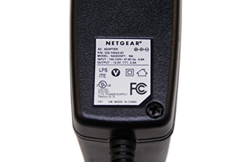 NETGEAR AC/DC Power Adapter for Wireless-AC and Wireless-N Access Points (PAV12V-100NAS), Accessories