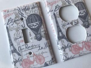 paris light switch cover - various size light switchplates offered
