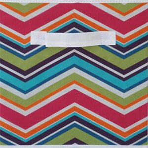 CoscoProducts Fabric Storage Bin, Chevron