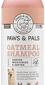 6-in-1 Dog Shampoo and Conditioner for Itchy Skin, Made in USA - 20oz Vet Formula Natural Medicated Best for De-Shedding, Itch Relief, Smelly Odor, Dry Sensitive Skin - Dogs & Cats Oatmeal Pet Wash