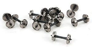 walthers proto ho scale 36" wheelsets - metal wheels/plastic axles (12-pack)