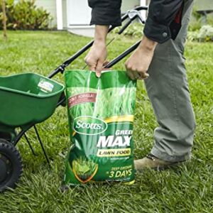 Scotts Green Max Lawn Food, Lawn Fertilizer Plus Iron Supplement for Greener Grass, 5,000 sq. ft., 16.67 lbs.