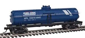 walthers trainline ho scale model tank car montana rail link #100016, m5093