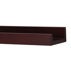 Kiera Grace Kieragrace Modern Floating-Shelves, 23-Inch by 4-Inch, Espresso