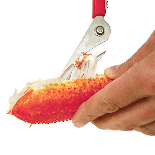 Norpro 6516 Ultimate Seafood Shears Red 7.5" x 3" x .5"