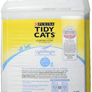 Tidy Cats Lightweight Glade Clear Springs Low Dust Clumping Multi Cat Litter, 8.5 lbs.