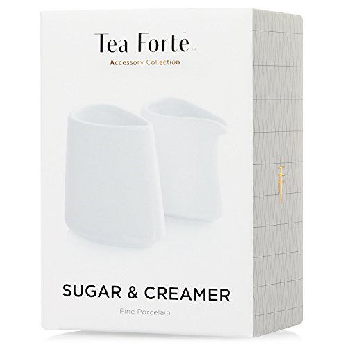 Tea Forte Porcelain Mini Sugar and Creamer Set