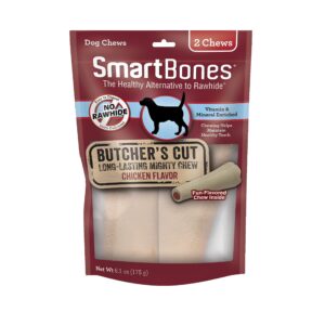 smartbones butcher's cut long-lasting mighty chew for dogs, large, 2 pack