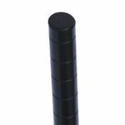 Omega 4 Pack of 74 High Black Poles