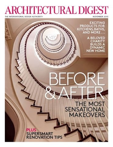 Architectural Digest Magazine (November, 2015)