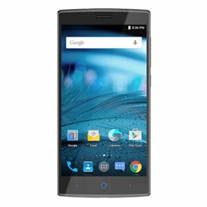 zte zmax 2 16 gb z958 at&t gsm unlocked 4g lte 5.5'' ips lcd 8mp android smartphone - black