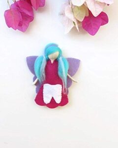 handmade tooth fairy doll for girls, tooth fairy pocket, tooth fairy gifts for girls age 6