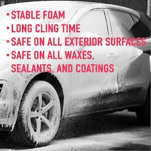 Nanoskin CHERRY SUDS Foaming Car Wash Concentrated Shampoo 5 Gallons for Foam Cannons, Foam Guns, Bucket Washes | Pressure Washer Safe, Cherry-Scented Soap | Ideal for Cars, Trucks, Motorcycles, RVs