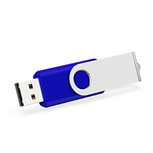 KOOTION 5 Pack 4GB USB Flash Drive 4GB Thumb Drive USB Drive 4GB Jump Drive Memory Stick Pen Drive(5 Colors: Black Blue Green Purple Red)